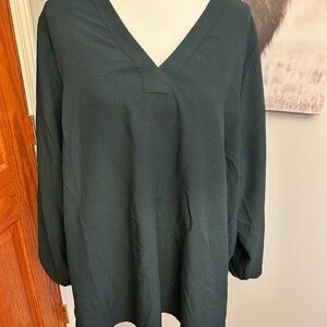 Nine West Deep Green Blouse